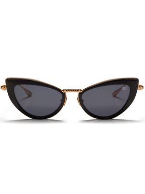 VALENTINO GARAVANI EYEWEAR lunettes de soleil Rockstud à monture papillon - Rose