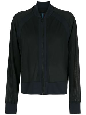 Lygia & Nanny veste Polo Olympia à détail en mesh - Noir