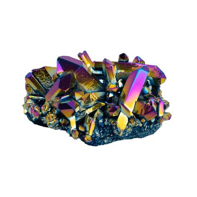Ruwe Titanium Aura Kwarts Edelsteen Cluster 60-90 mm