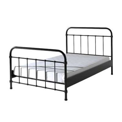 Vipack bed New York - zwart - 120x200 cm - Leen Bakker