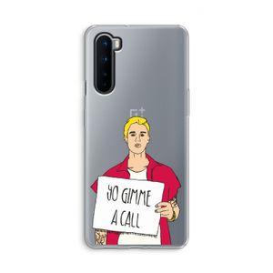 Gimme a call: OnePlus Nord Transparant Hoesje