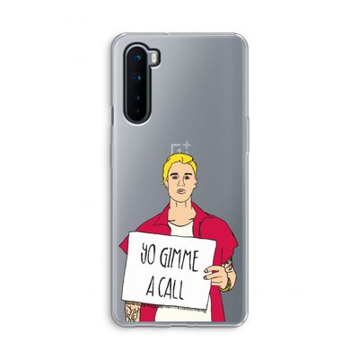 Gimme a call: OnePlus Nord Transparant Hoesje