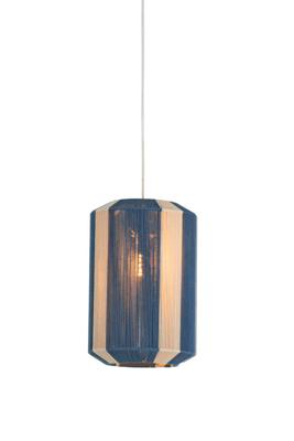 Light & Living HanglampKozana blauw met crème Ø 30cm - 2982672