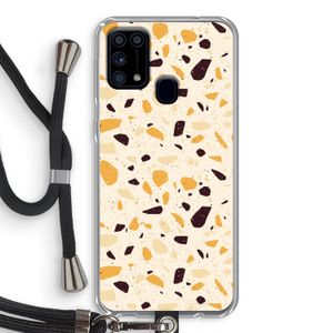 Terrazzo N°13: Samsung Galaxy M31 Transparant Hoesje met koord