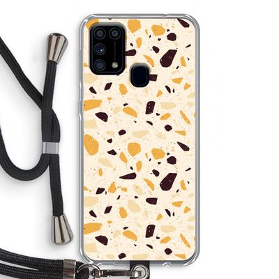 Terrazzo N°13: Samsung Galaxy M31 Transparant Hoesje met koord