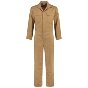 Overall volwassenen 100% katoen kaki