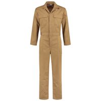 Overall volwassenen 100% katoen kaki