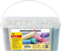 Stoepkrijt 50 stuks in emmer Eberhard Faber