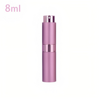 Luxe Mini Parfum Flesje - Navulbaar - 8 ml - Reisflesje - Parfumverstuiver - Mat Roze