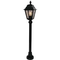 Franssen Klassieke tuinlamp Quadrana 97cm antiekgroen FL114-40