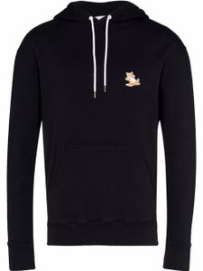 Maison Kitsuné hoodie Chillax Fox à lien de resserrage - Noir