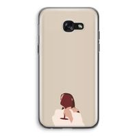 I drink wine: Samsung Galaxy A5 (2017) Transparant Hoesje