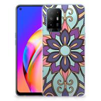 OPPO A94 5G | Reno5 Z | TPU Case | Purple Flower