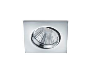 Trio Led inbouwspotPamir Square 5,5w - 3000K - 8,5cm chroom - 650410106