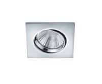 Trio Led inbouwspotPamir Square 5,5w - 3000K - 8,5cm chroom - 650410106