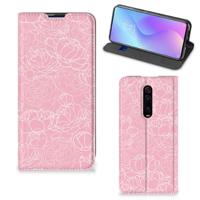 Xiaomi Mi 9T Pro Smart Cover White Flowers