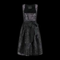 Dirndl Jacquard Lila-Zwart