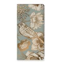 Smart Cover voor OPPO Reno8 T 4G Vintage Bird Flowers
