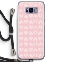 Ass 'n Titties: Samsung Galaxy S8 Plus Transparant Hoesje met koord