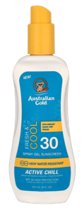 Australian Gold Fresh & Cool Spray Gel Sunscreen SPF30 237 ml