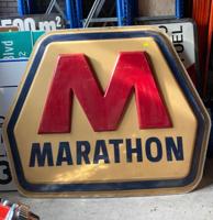 Marathon Gasoline Originele Lichtbakplaat Face 230 x 190 cm Marathon Gasoline Originele Lichtbakplaat Face 230 x 190 cm