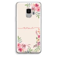 Rozen: Samsung Galaxy S9 Transparant Hoesje Rozen: Samsung Galaxy S9 Transparant Hoesje
