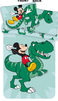 Mickey Mouse Peuterdekbedovertrek dinosaurus - 100 x 135 cm - Katoen - thumbnail