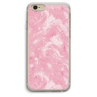 Abstract Painting Pink: iPhone 6 Plus / 6S Plus Transparant Hoesje