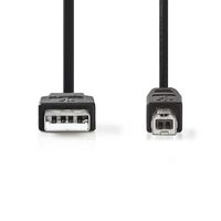 USB 2.0-Kabel | A Male - B Male | 3,0 m | Zwart [CCGB60100BK30] - thumbnail