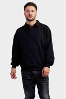 Purewhite Embroidered Smart Polo Sweater Heren Zwart - Maat XS - Kleur: Zwart | Soccerfanshop