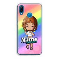 Chibi Maker vrouw: Huawei P20 Lite Transparant Hoesje