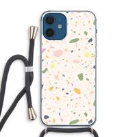 Terrazzo N°21: iPhone 12 Transparant Hoesje met koord