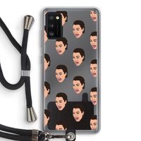 Ugly Cry Call: Samsung Galaxy A41 Transparant Hoesje met koord