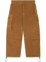 Alanui pantalon cargo en velours côtelé - Marron - thumbnail