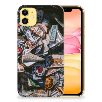 Apple iPhone 11 | Siliconen hoesje | met foto Badges