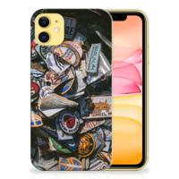 Apple iPhone 11 | Siliconen hoesje | met foto Badges