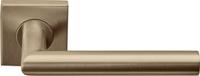 Formani deurkruk Basics LB2-19BSQ geveerd op vierkant rozet - PVD licht brons