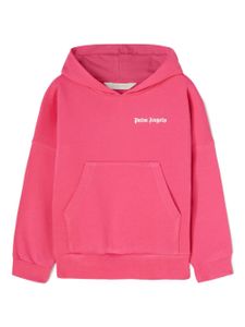 Palm Angels Kids hoodie en coton à logo imprimé - Rose