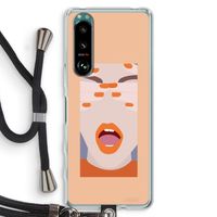 Surprise: Sony Xperia 5 III Transparant Hoesje met koord Surprise: Sony Xperia 5 III Transparant Hoesje met koord
