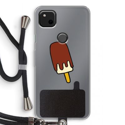 Frisco: Pixel 4a Transparant Hoesje met koord