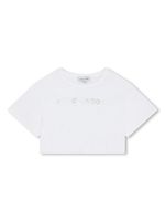 Marc Jacobs Kids logo-print cropped T-shirt - Blanc - thumbnail