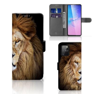 Samsung S10 Lite | Telefoonhoesje | Met pasjeshouder | Leeuw