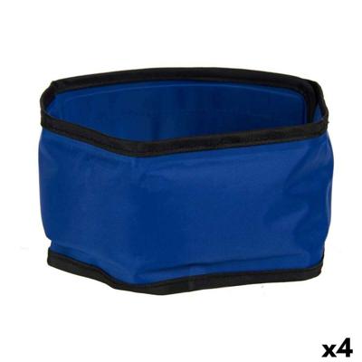 Hondenhalsband Mascow TOY0417-L TOY0417-L Blauw Zwart Polyester PVC Gel 8 x 1 x 66 cm Koelvloeistof (4 Stuks)