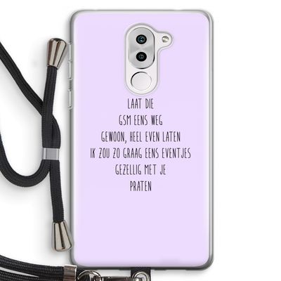 GSM: Honor 6X Transparant Hoesje met koord