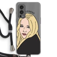 Mary Kate: OnePlus Nord 2 5G Transparant Hoesje met koord