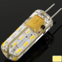 G4 1 5 Warm witte auto signaal gloeilamp 24 LED 3014 SMD AC / DC 10V-20V