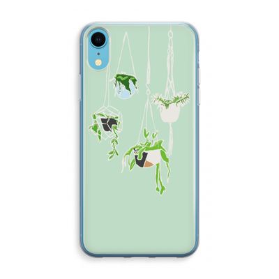 Hang In There: iPhone XR Transparant Hoesje