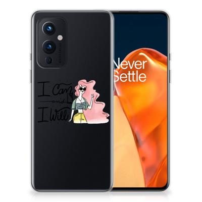 OnePlus 9 Telefoonhoesje met Naam i Can OnePlus 9 Telefoonhoesje met Naam i Can