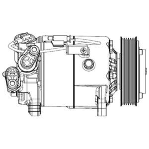 Delphi Diesel Airco compressor CS20500