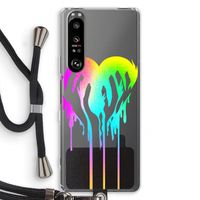 Hold My Heart: Sony Xperia 1 III Transparant Hoesje met koord